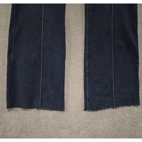 Express Jeans Womens XL 18/20/22 L Blue 70s Flare Mid Rise Flex Hyper Stretch - Picture 6 of 11